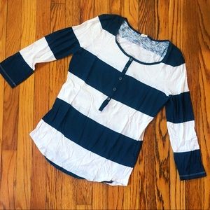 J.Crew  Nautical Striped Tee